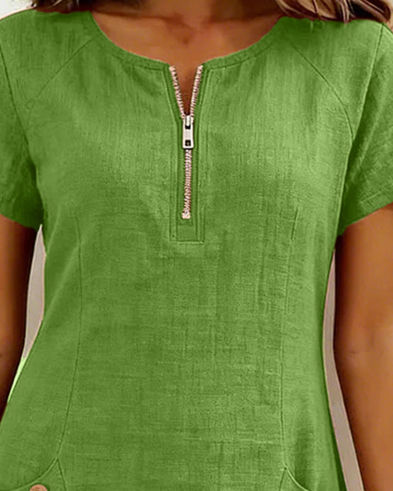 Valenza Torino | Abito in cotone con zip