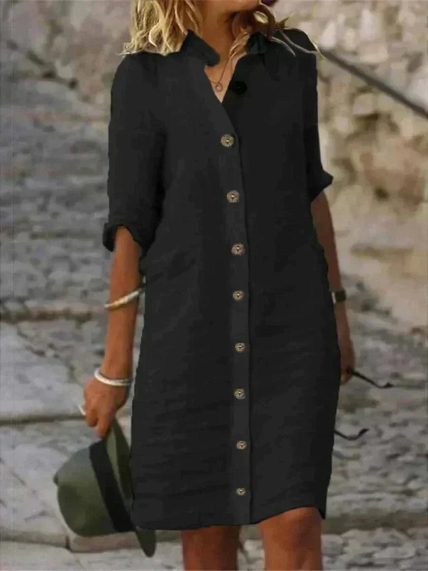 Avera | Vestito camicia comodo e leggero