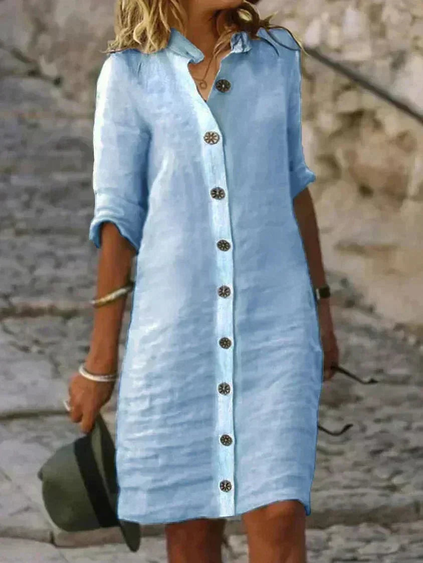 Avera | Vestito camicia comodo e leggero