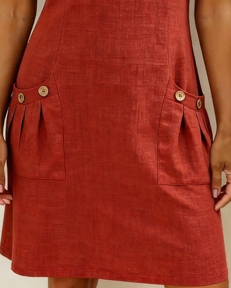 Valenza Torino | Abito in cotone con zip