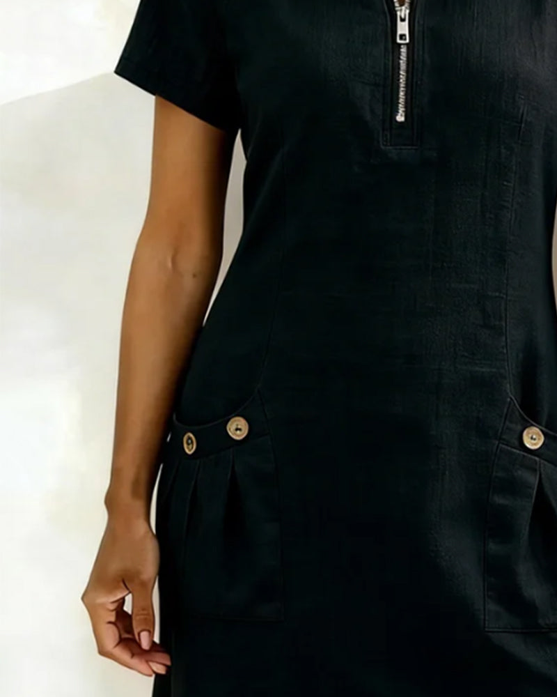 Valenza Torino | Abito in cotone con zip
