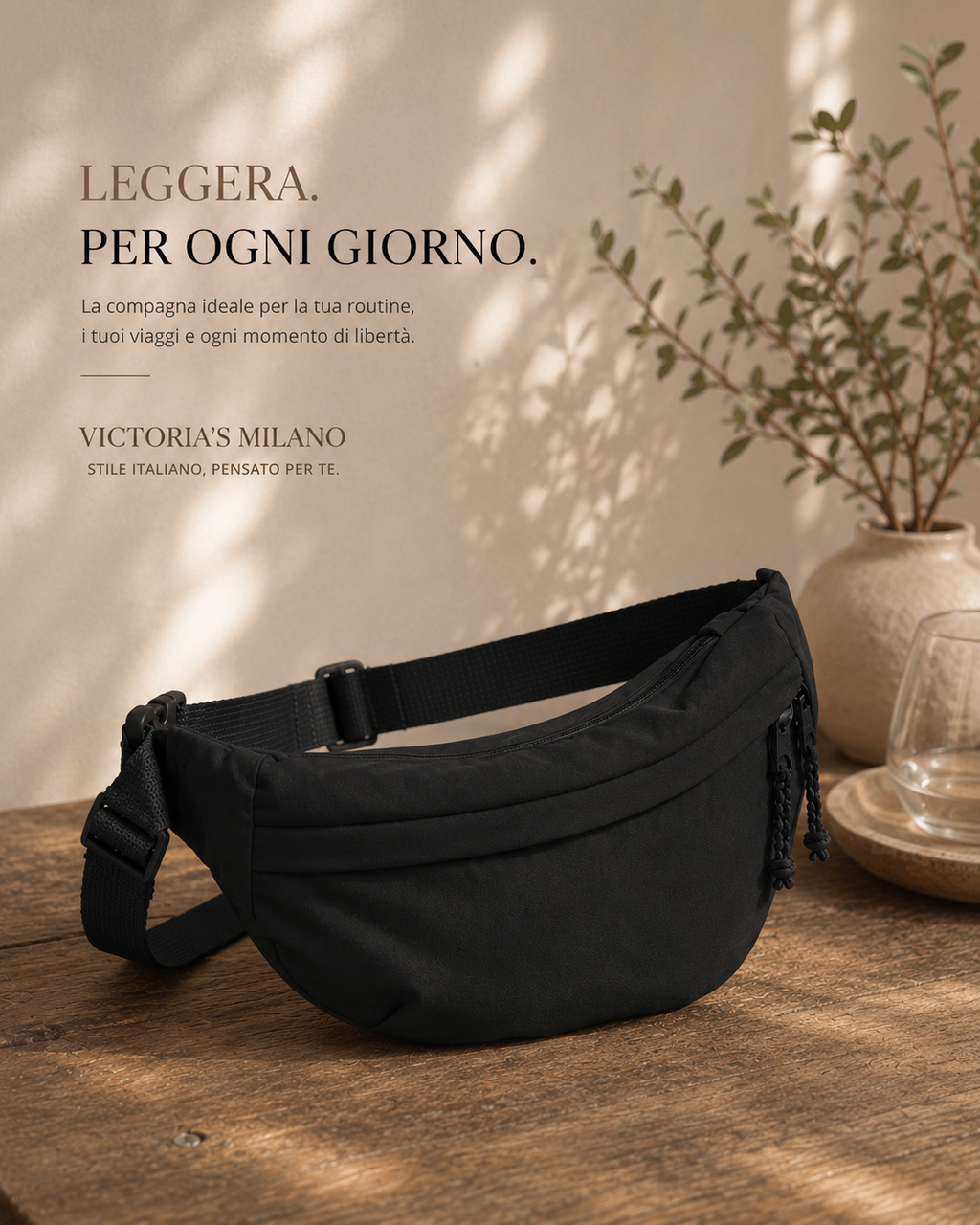 Aria | Borsa a Spalla Nero