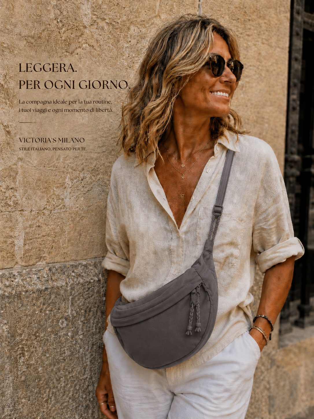Chiara | Borsa a Spalla Grigio