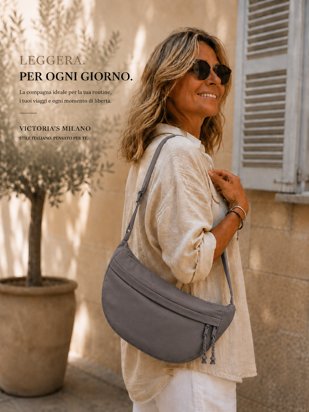Chiara | Borsa a Spalla Grigio