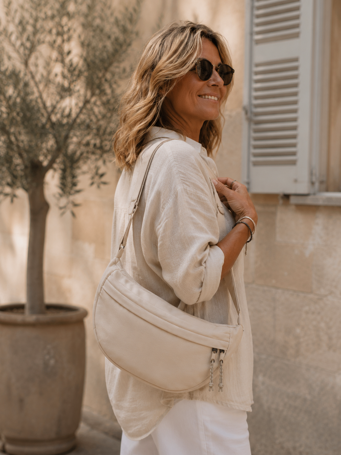 Elena | Borsa a Spalla Beige