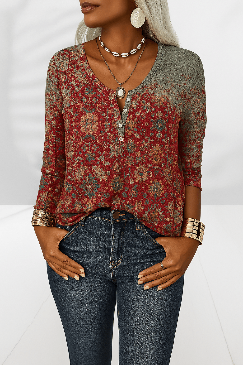 Alina | Blusa boho elegante
