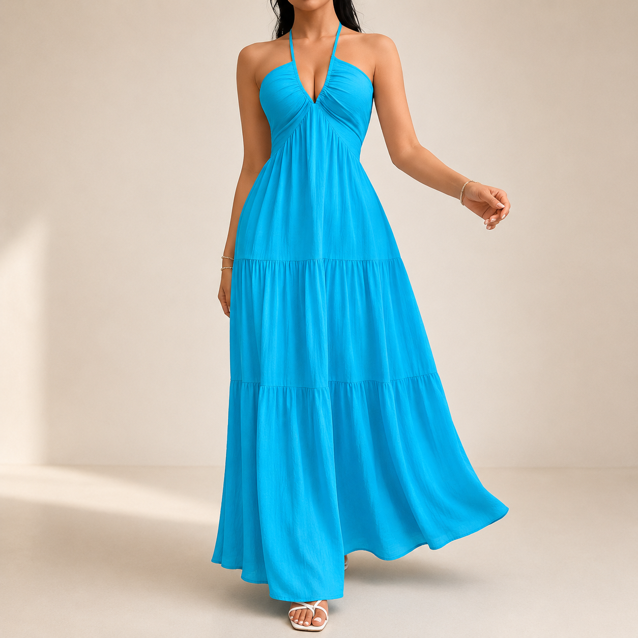Solara | Abito Maxi Grace Halter
