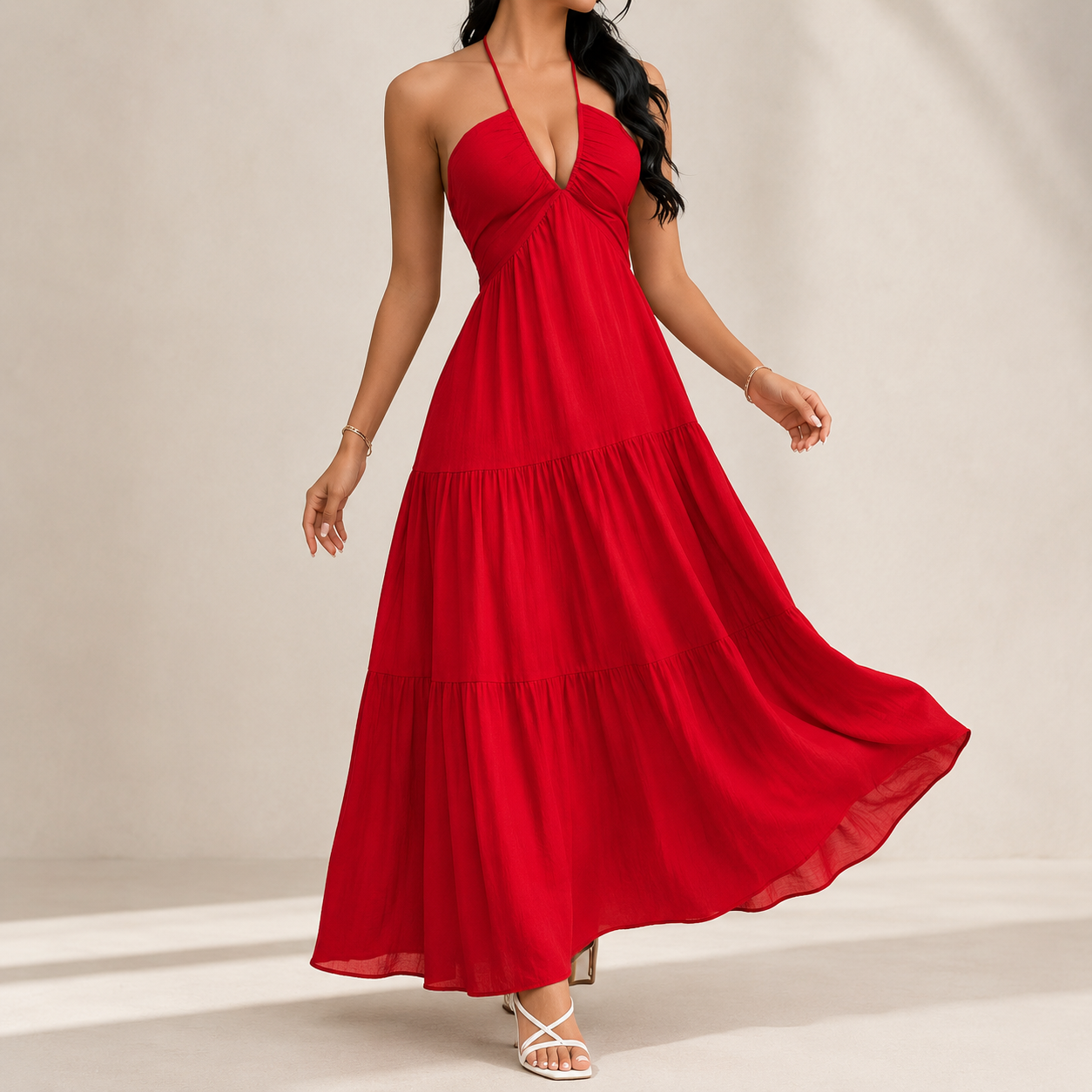 Solara | Abito Maxi Grace Halter