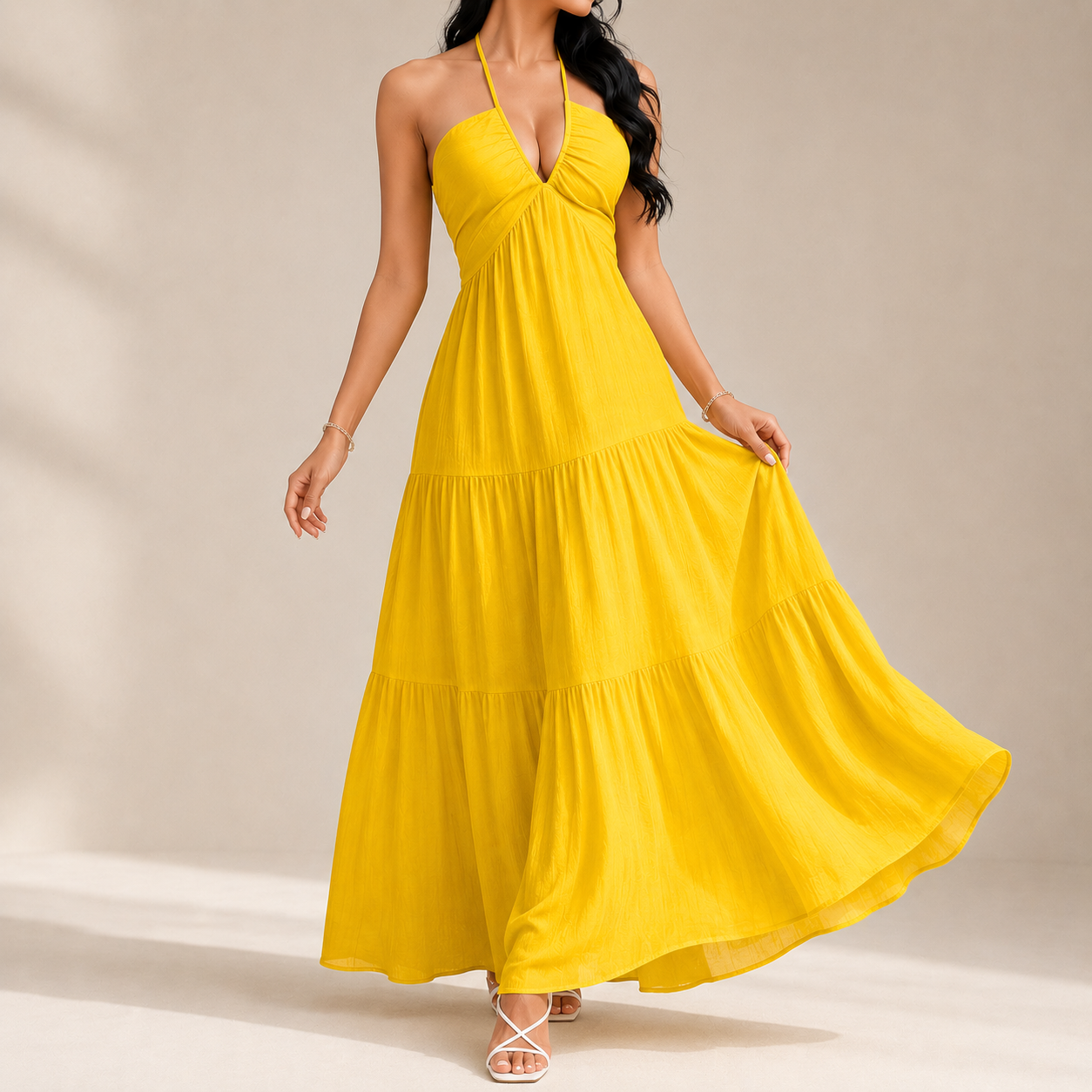 Solara | Abito Maxi Grace Halter