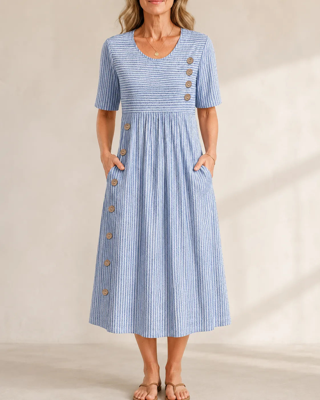 Sofia™ | Vestito Estivo a Righe