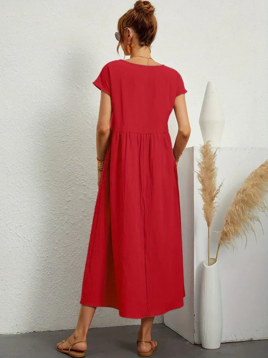 Gabriela™ | Abito midi fluido dall’eleganza senza tempo
