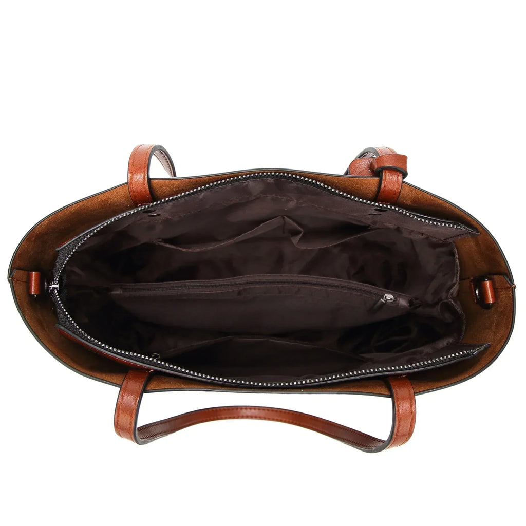 Borsa a tracolla in pelle Yade