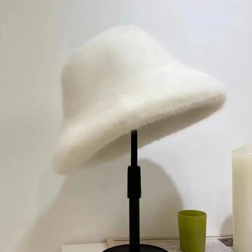 Cappello in pelliccia sintetica Blush Cloud