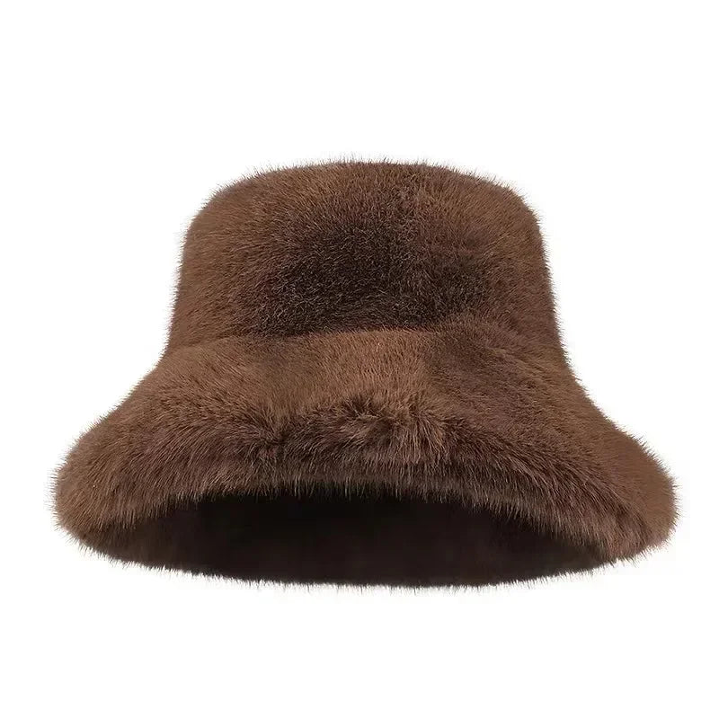Cappello in pelliccia sintetica Blush Cloud