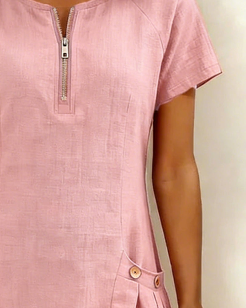 Valenza Torino | Abito in cotone con zip