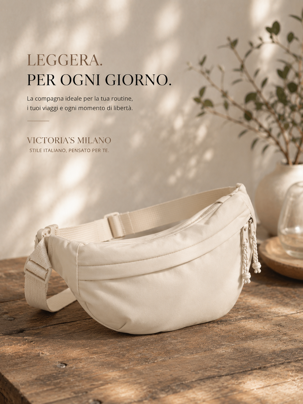 Elena | Borsa a Spalla Beige