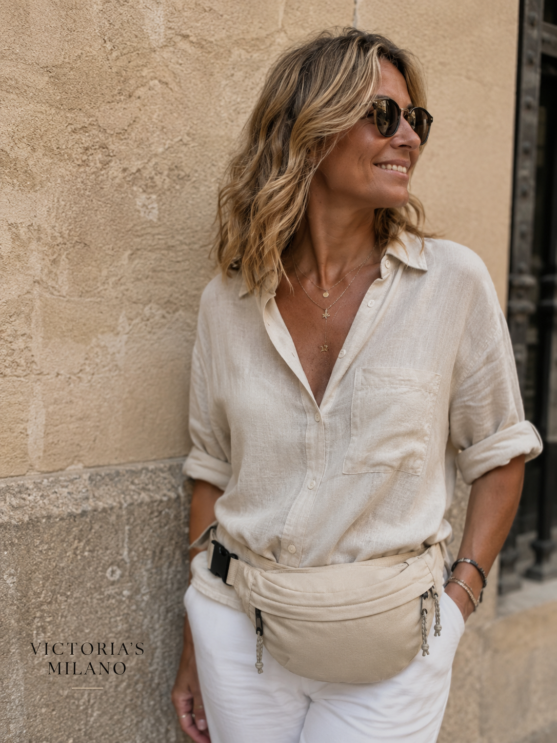 Elena | Borsa a Spalla Beige