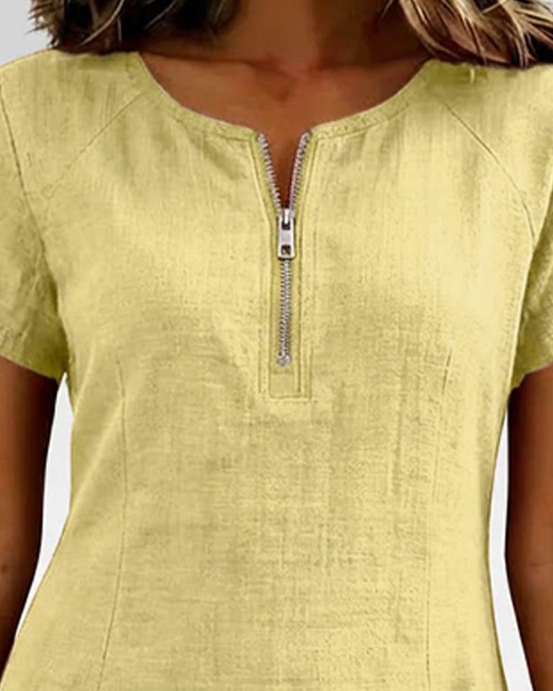 Valenza Torino | Abito in cotone con zip