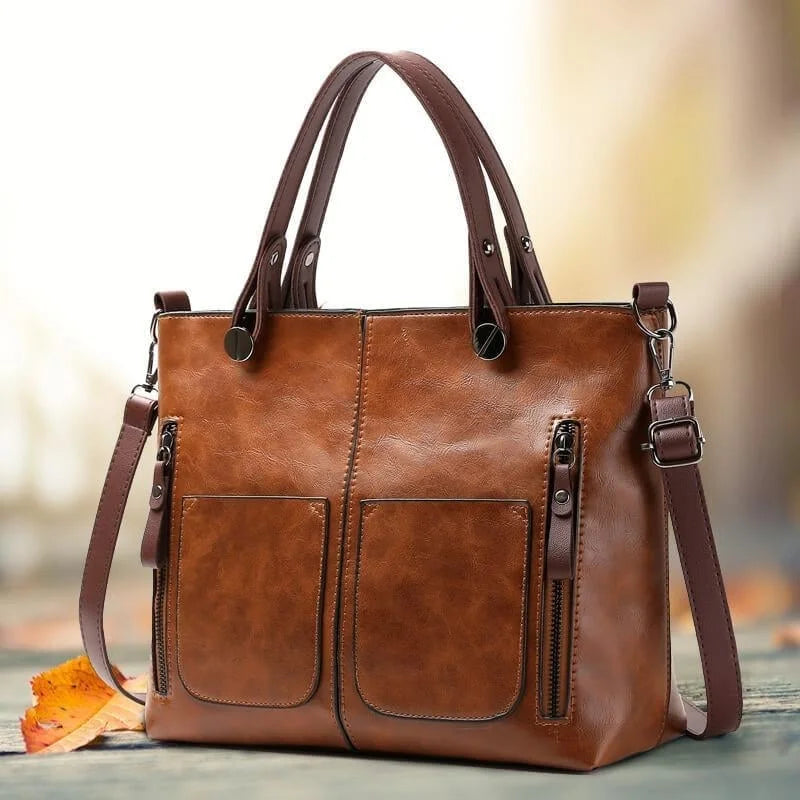 Borsa a tracolla in pelle Britney
