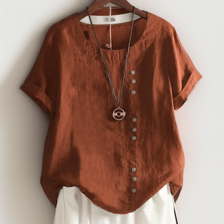Isla | T-shirt chic con bottoni