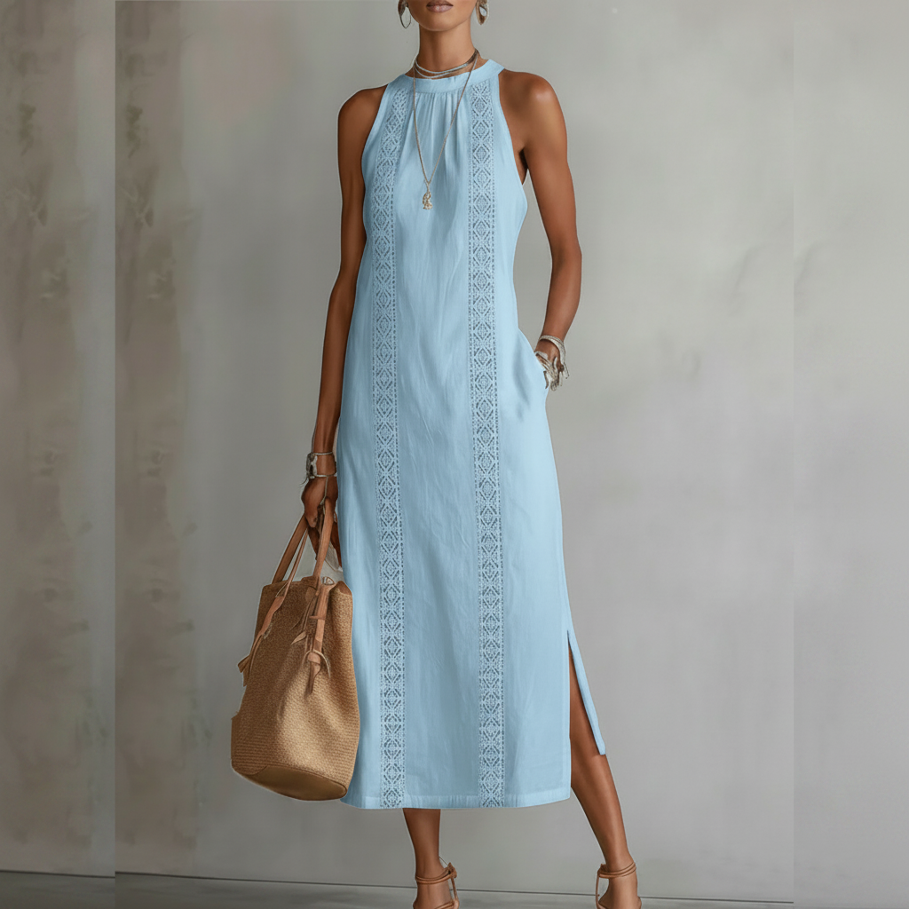Lauren | Vestito midi in lino