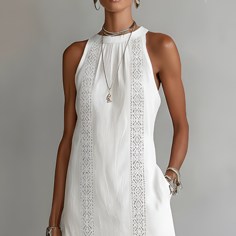 Lauren | Vestito midi in lino