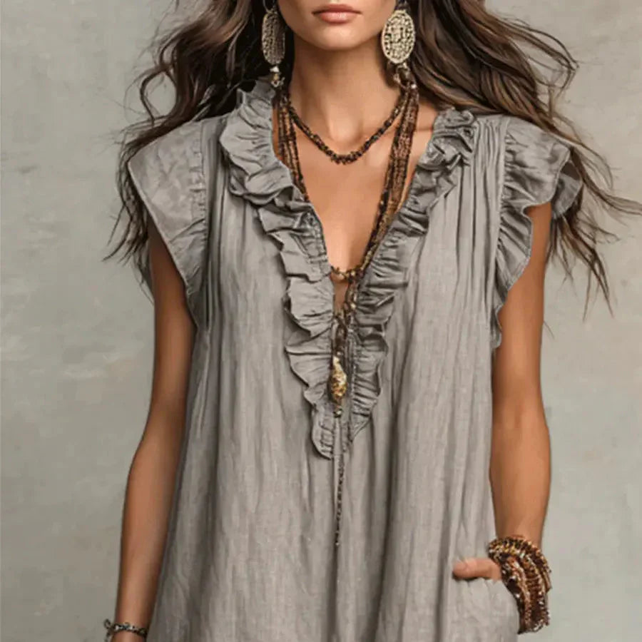 Zoey | Abito lungo bohemiano