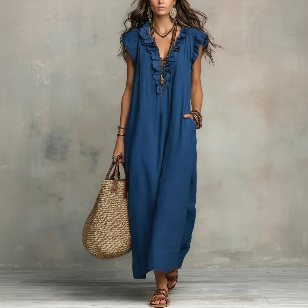 Zoey | Abito lungo bohemiano