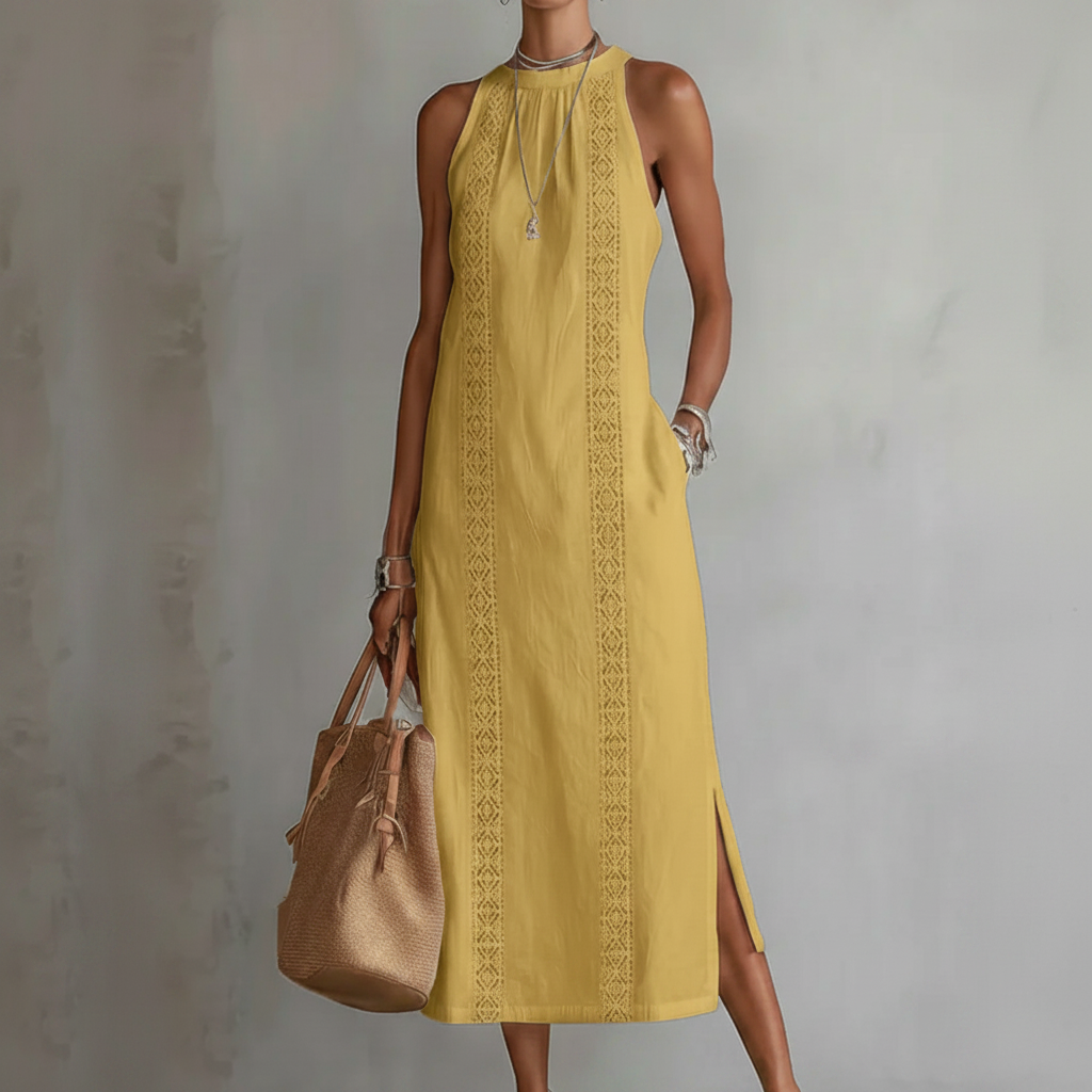 Lauren | Vestito midi in lino
