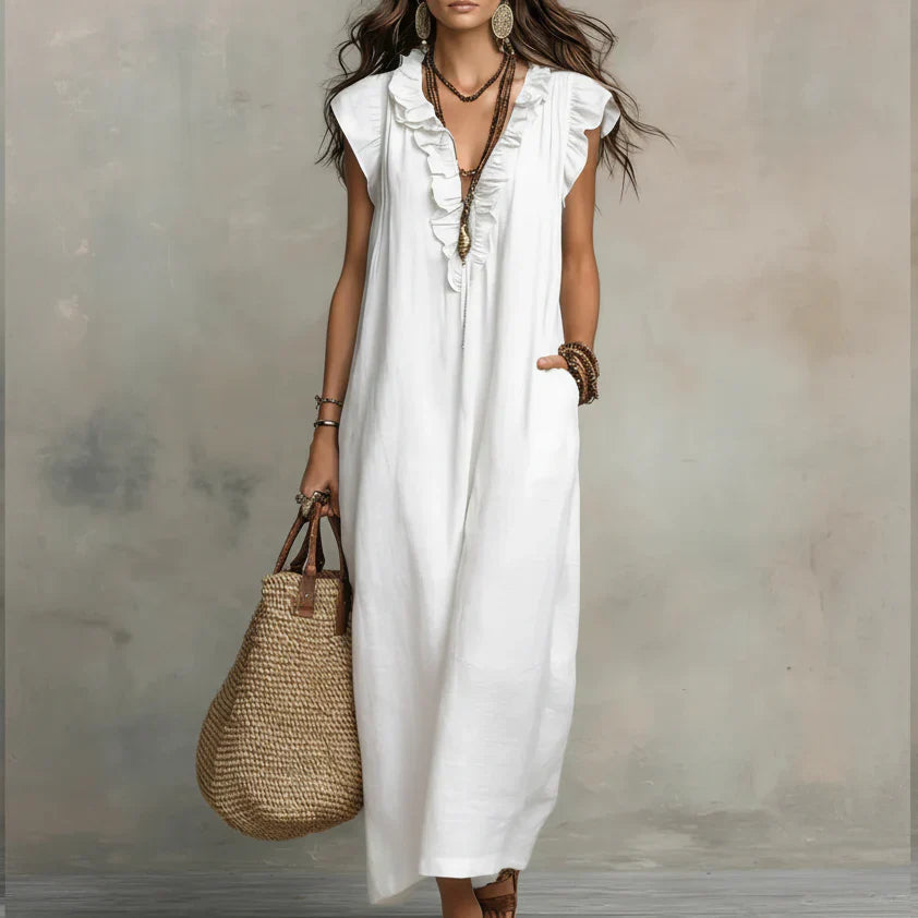 Zoey | Abito lungo bohemiano
