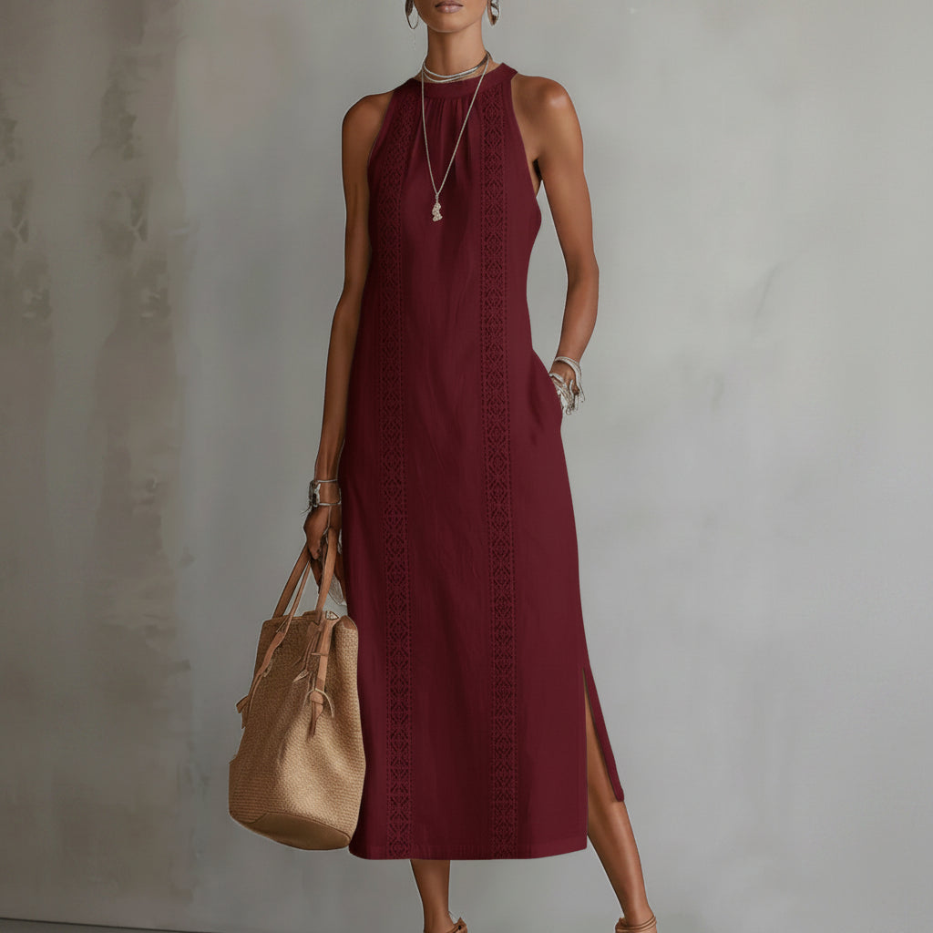 Lauren | Vestito midi in lino